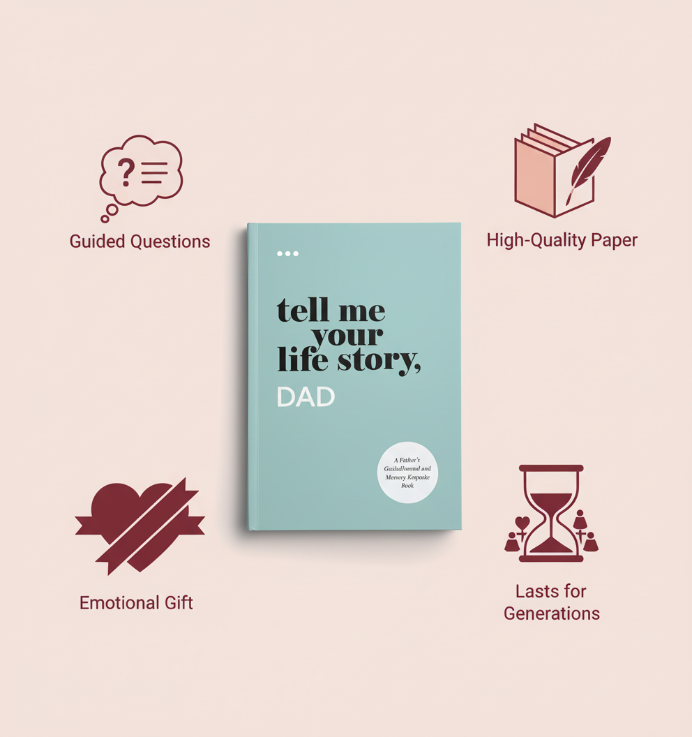 Tell Me Your Life Story™ – Guided Memory Journal for Loved Ones